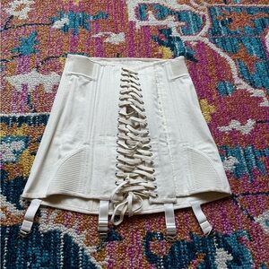 Orseund Iris Corset Skirt in Ivory